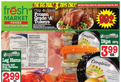 Fresh Market Foods Flyer October 4 to 10