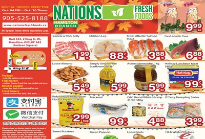 Nations Fresh Foods (Hamilton) Flyer October 4 to 10