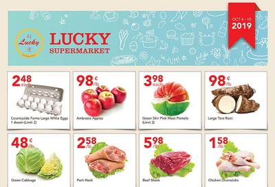 Lucky Supermarket (Winnipeg) Flyer October 4 to 10