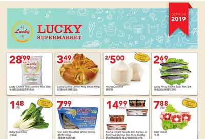 Lucky Supermarket (Edmonton) Flyer October 4 to 10