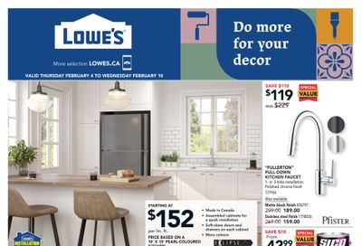 Lowe's Flyer February 4 to 10