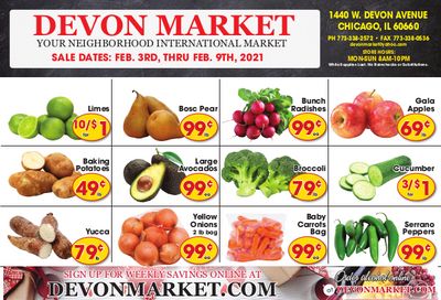 Devon Market Weekly Ad Flyer February 3 to February 9, 2021