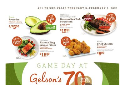 Gelson's Big Game Day Sale Weekly Ad Flyer February 3 to February 9, 2021