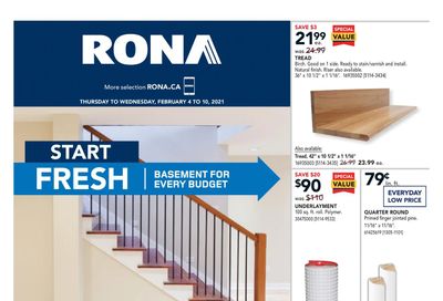 Rona (West) Flyer February 4 to 10