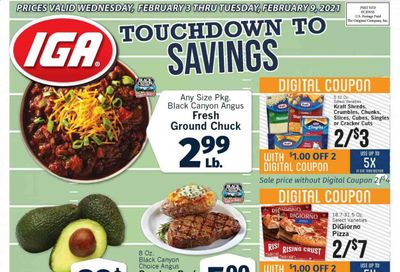 IGA Weekly Ad Flyer February 3 to February 9