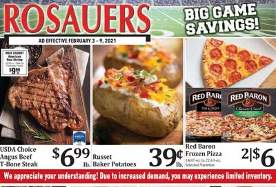 Rosauers Weekly Ad Flyer February 3 to February 9
