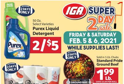 IGA Weekly Ad Flyer February 5 to February 6