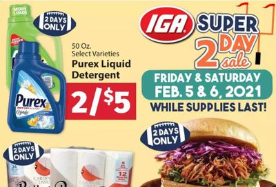 IGA Weekly Ad Flyer February 5 to February 6