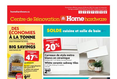Home Hardware Building Centre (QC) Flyer February 4 to 10