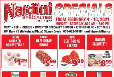 Nardini Specialties Flyer February 4 to 10