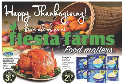Fiesta Farms Flyer October 4 to 17