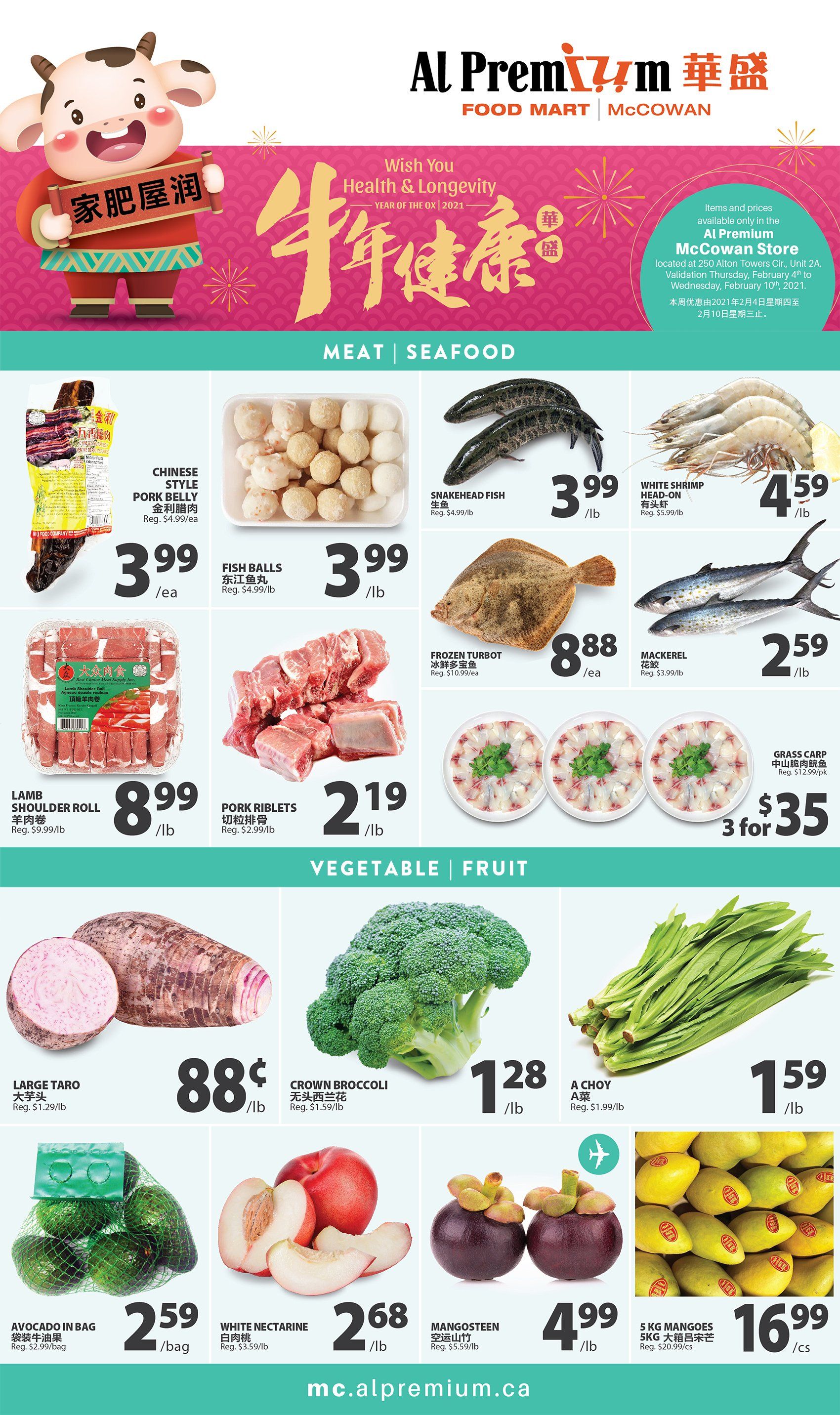 Al Premium Food Mart (McCowan) Flyer February 4 to 10