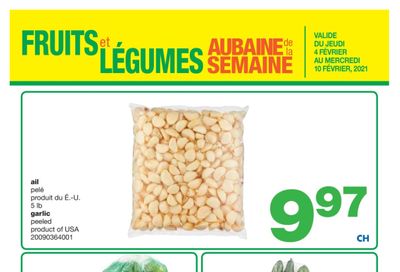 Wholesale Club (QC) Produce Deal of the Week Flyer February 4 to 10