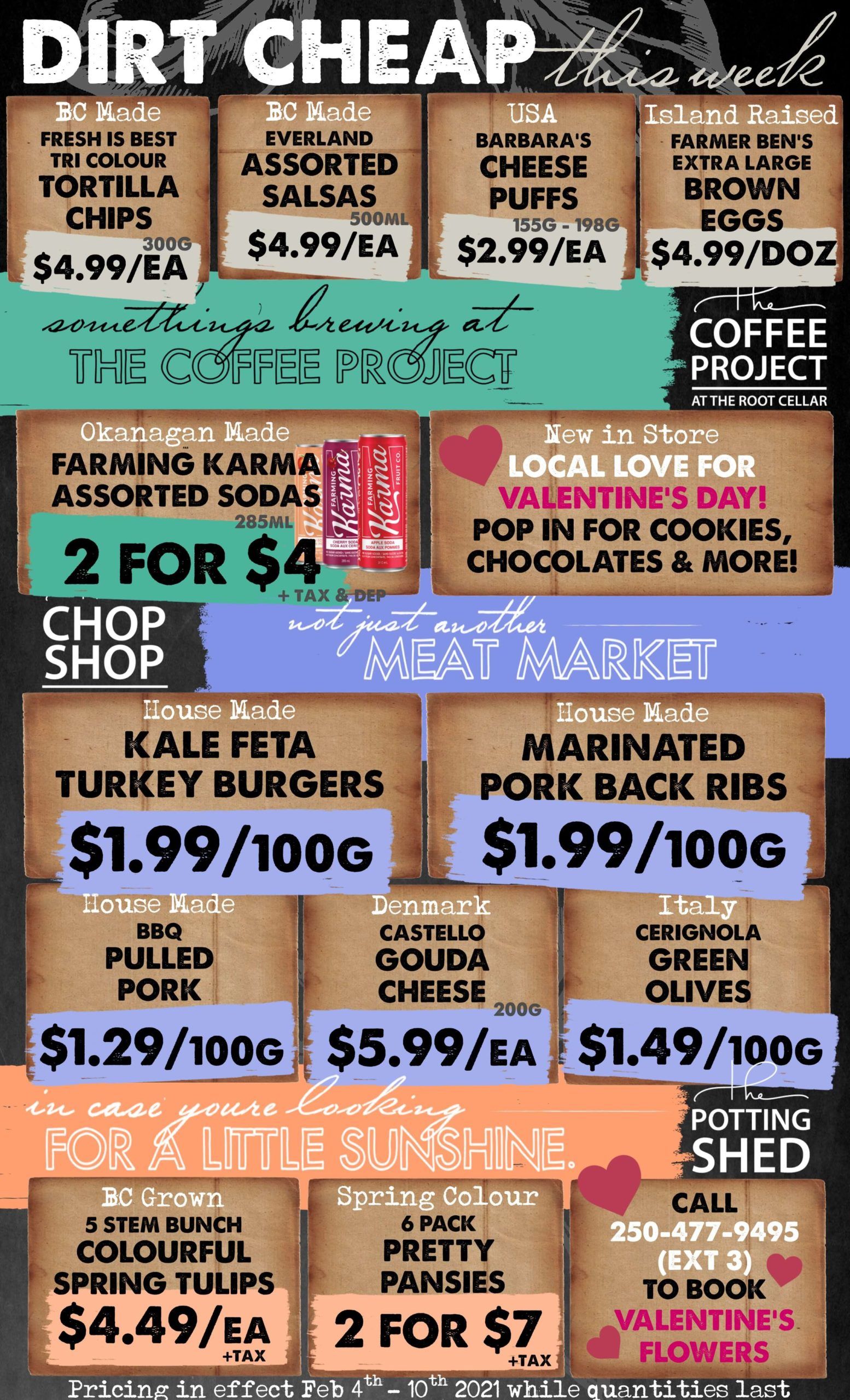 The Root Cellar Flyer February 4 to 10
