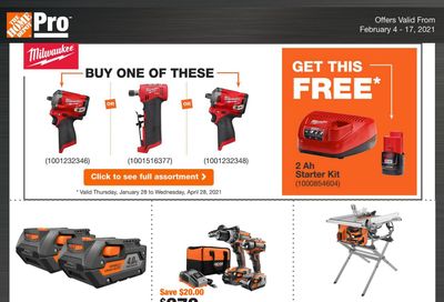 Home Depot Pro Flyer February 4 to 17