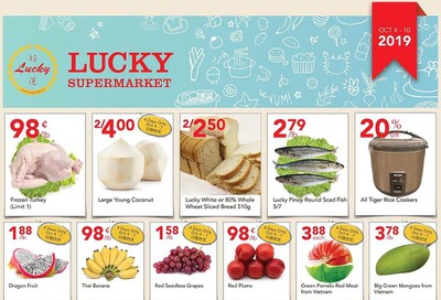 Lucky Supermarket (Surrey) Flyer October 4 to 10