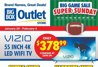 Big Box Outlet Store Flyer January 29 to February 4