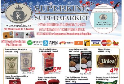 Superking Supermarket (London) Flyer February 5 to 11