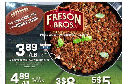 Freson Bros. Flyer February 5 to 11