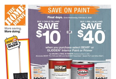 Home Depot (ON) Flyer January 30 to February 5