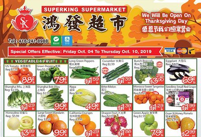 Superking Supermarket (North York) Flyer October 4 to 10