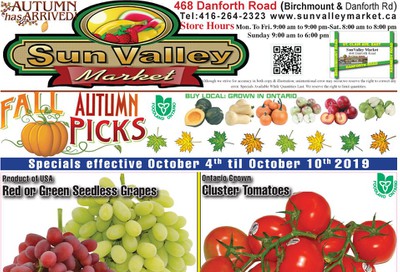 Sun Valley Market Flyer October 4 to 10