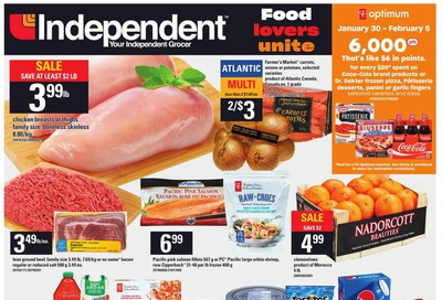 Independent Grocer (Atlantic) Flyer January 30 to February 5