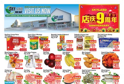 Skyland Food Mart Flyer October 4 to 10