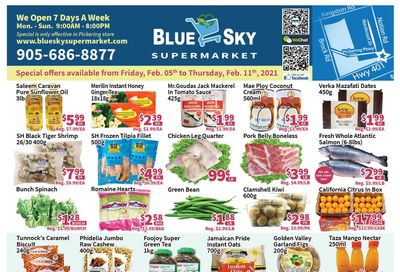 Blue Sky Supermarket (Pickering) Flyer February 5 to 11