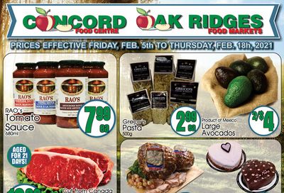 Concord Food Centre & Oak Ridges Food Market Flyer February 5 to 18