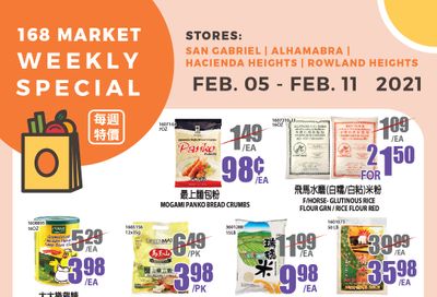168 Market (CA) Weekly Ad Flyer February 5 to February 11, 2021