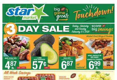 Star Market Big Game Day Sale Weekly Ad Flyer February 5 to February 11, 2021