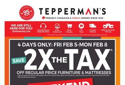 Tepperman's Flyer February 5 to 11