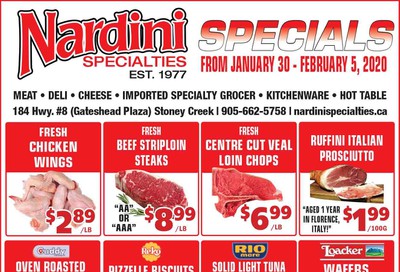 Nardini Specialties Flyer January 30 to February 5