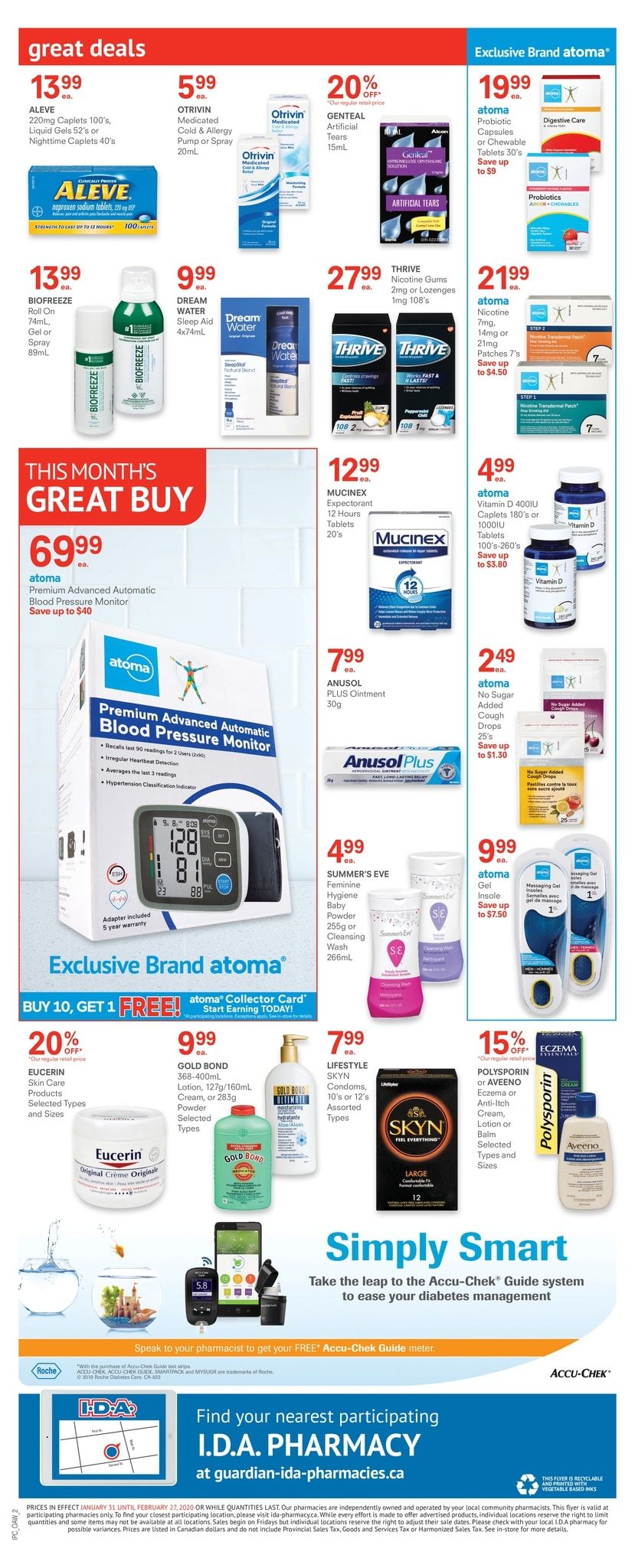 I.D.A. Pharmacy Flyer January 31 to February 27