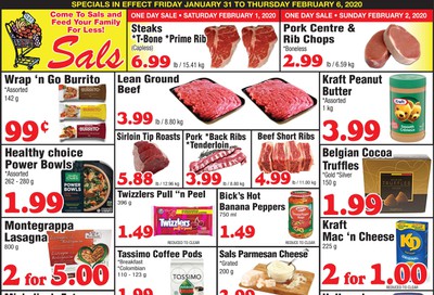 Sal's Grocery Flyer January 31 to February 6
