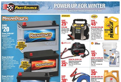 PartSource Flyer January 31 to February 12