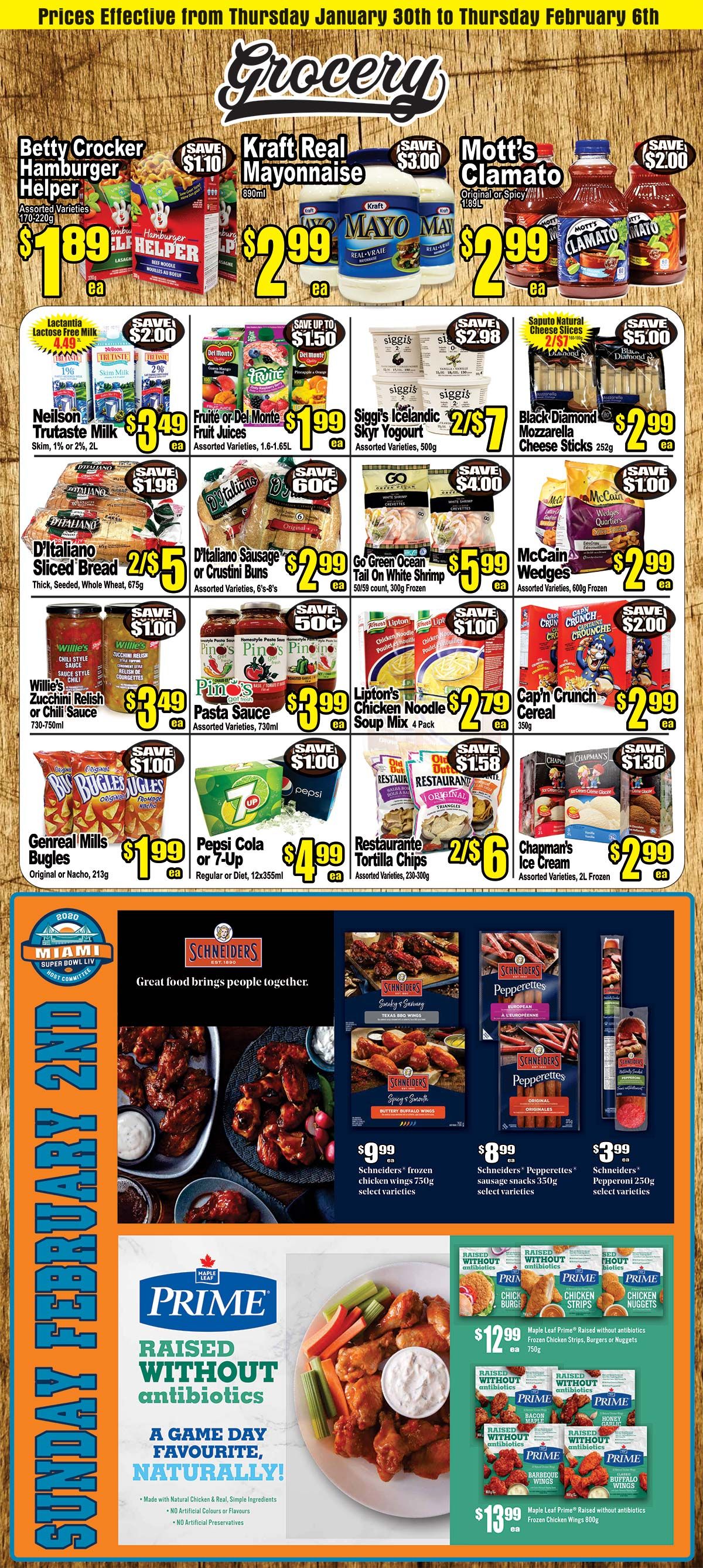 Central Fresh Market Flyer January 30 to February 6