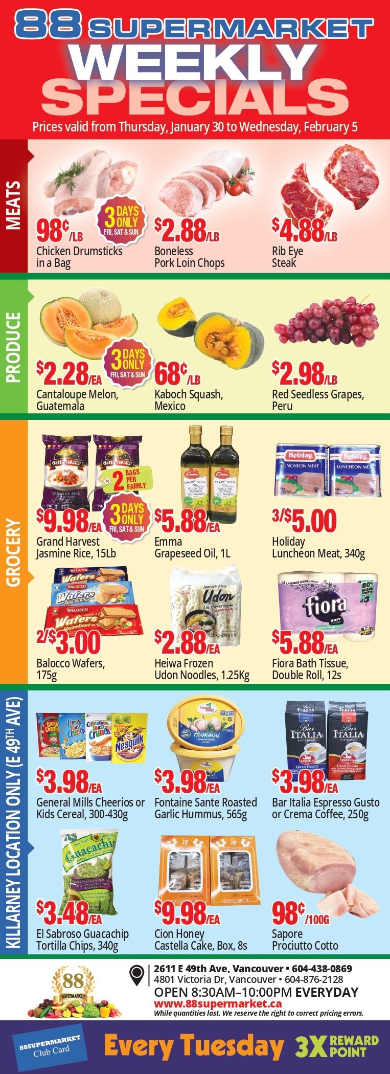 88 Supermarket Flyer January 30 to February 5