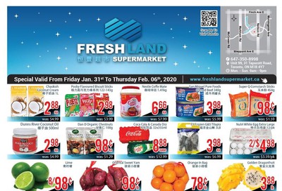FreshLand Supermarket Flyer January 31 to February 6