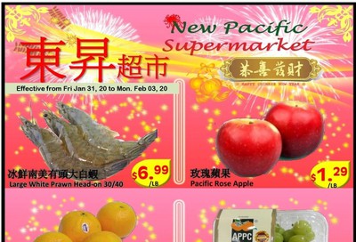 New Pacific Supermarket Flyer January 31 to February 3