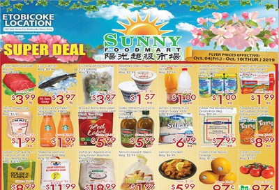 Sunny Foodmart (Etobicoke) Flyer October 4 to 10