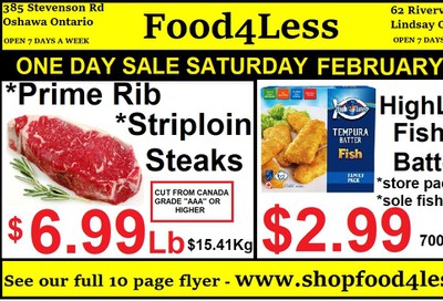 Food 4 Less Flyer January 31 to February 6
