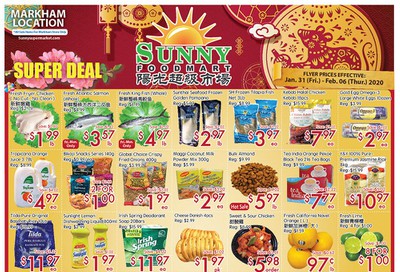 Sunny Foodmart (Markham) Flyer January 31 to February 6