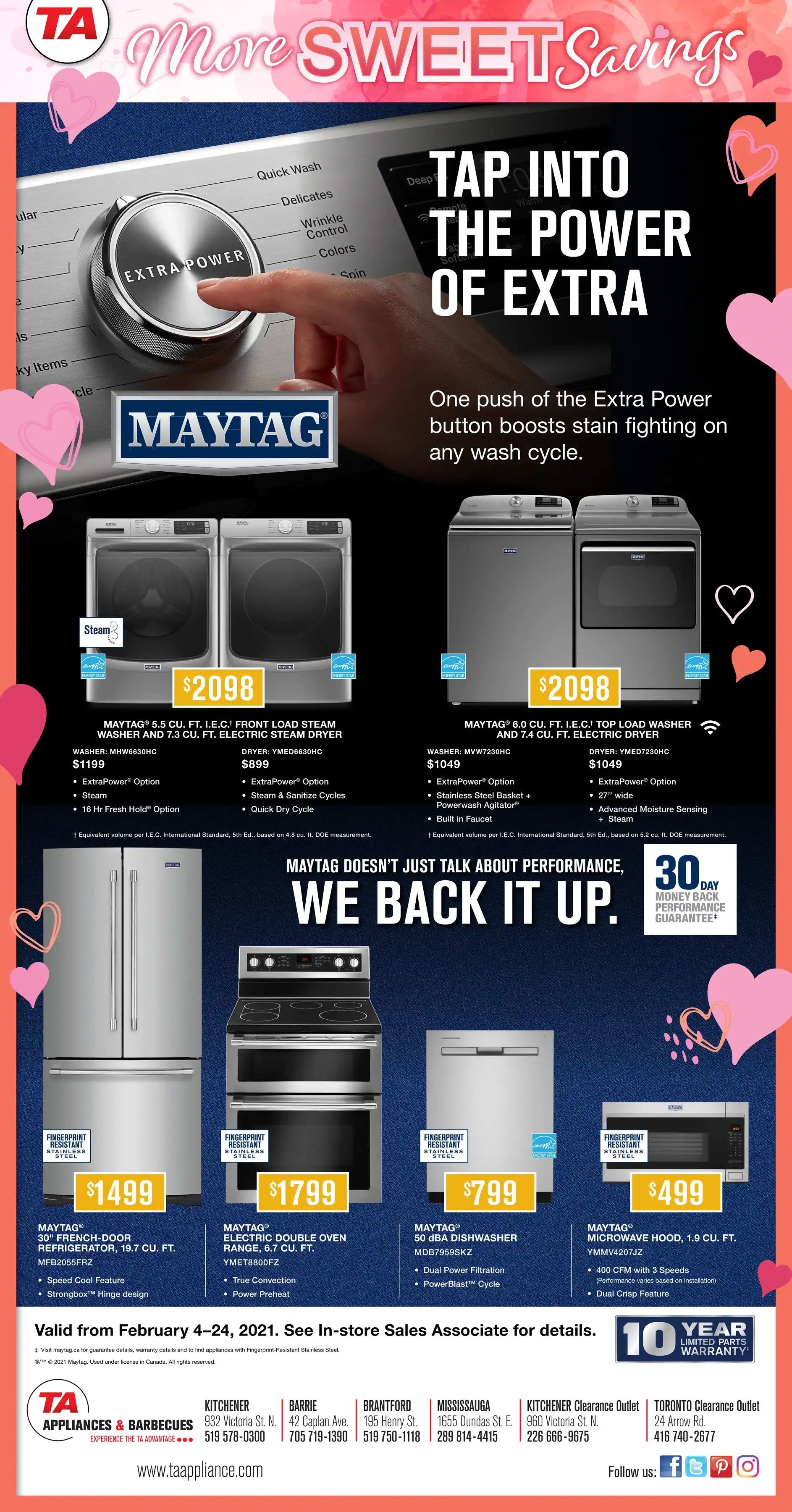 TA Appliances & Barbecues Flyer February 5 to 24