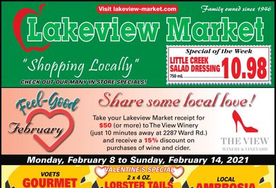 Lakeview Market Flyer February 8 to 14