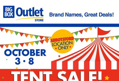 Big Box Outlet Store Flyer October 3 to 8