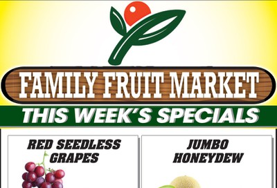 Family Fruit Market Flyer October 5 and 6