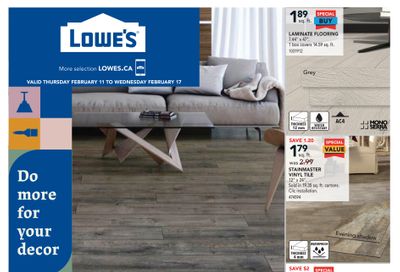 Lowe's Flyer February 11 to 17