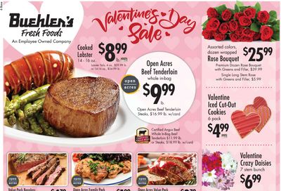 Buehler's Fresh Foods Valentine's Day Sale Weekly Ad Flyer February 10 to February 16, 2021
